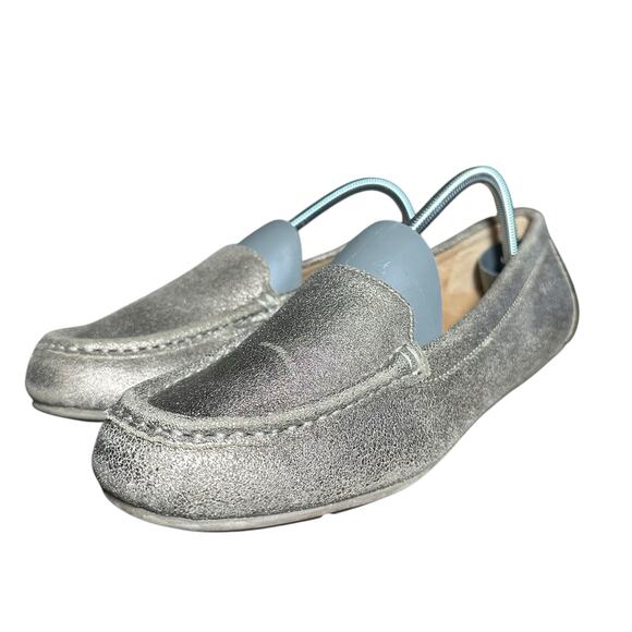 Vionic Debbie Metallic Gold US 9 Slip on loafer driving moccasin comfort casual - Picture 5 of 11